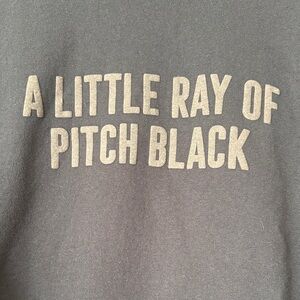 Black Graphic Unisex Sweatshirt